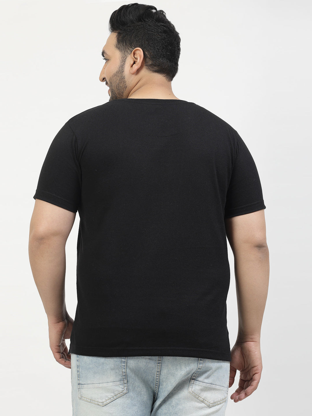 Plus Size  Graphic Printed Cotton T-shirt