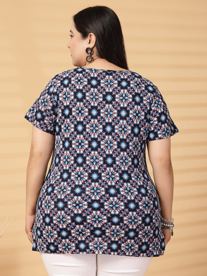 Plus Size Women Printed T-shirt