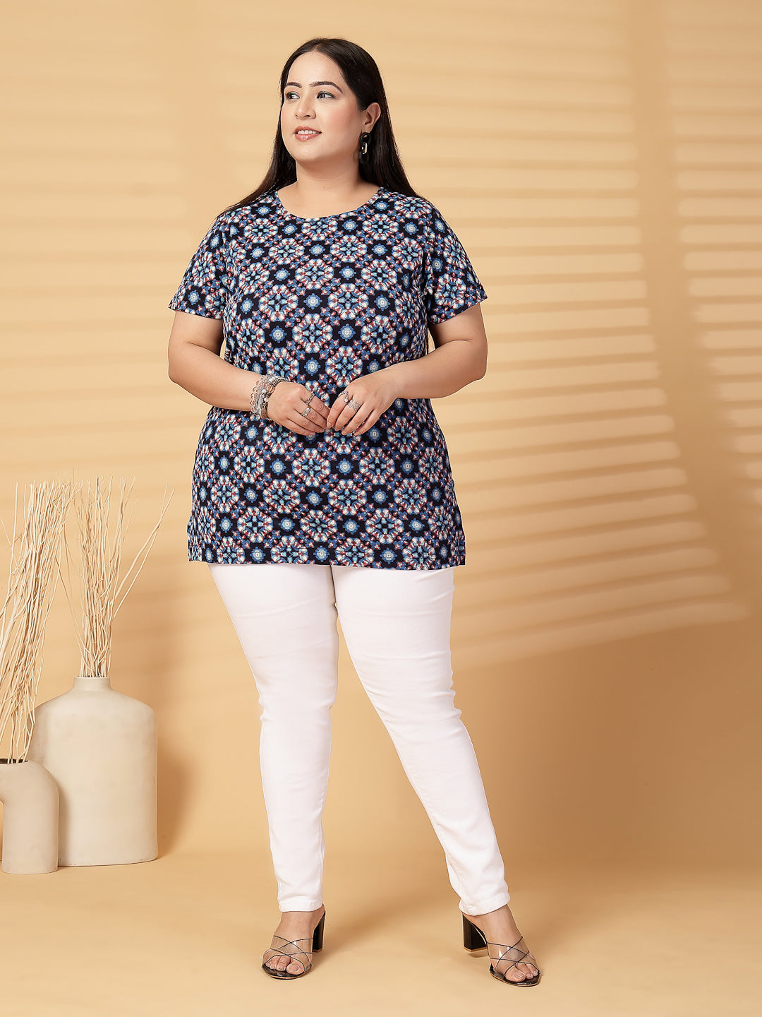 Plus Size Women Printed T-shirt