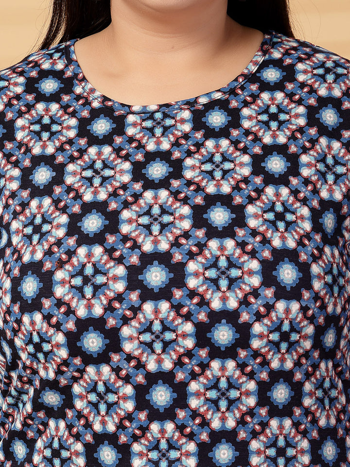 Plus Size Women Printed T-shirt