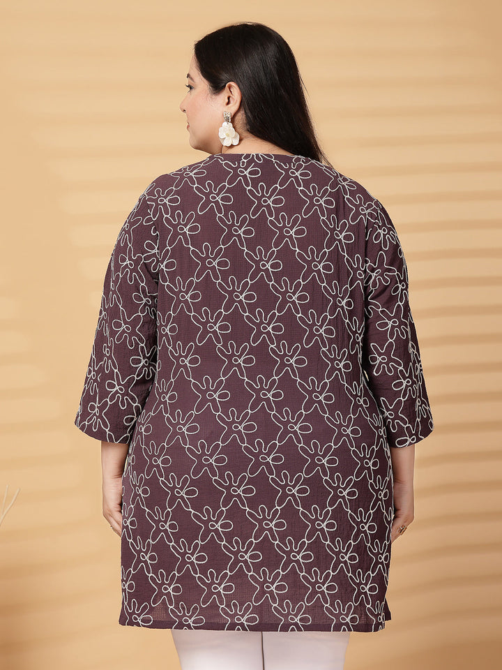 Plus Size Women Shirt Style Top