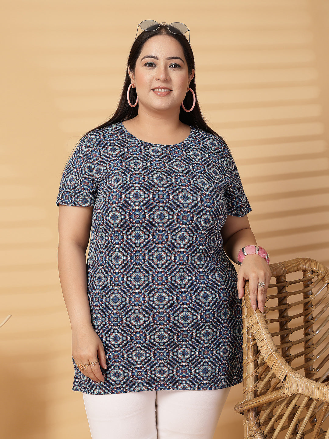 Plus Size Women Printed T-shirt