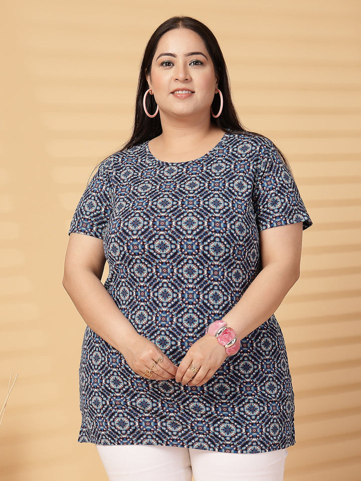 Plus Size Women Printed T-shirt