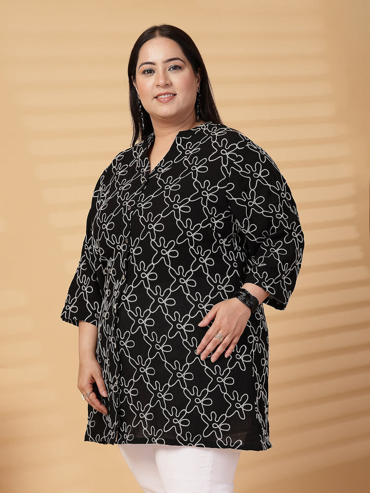 Plus Size Women Shirt Style Top