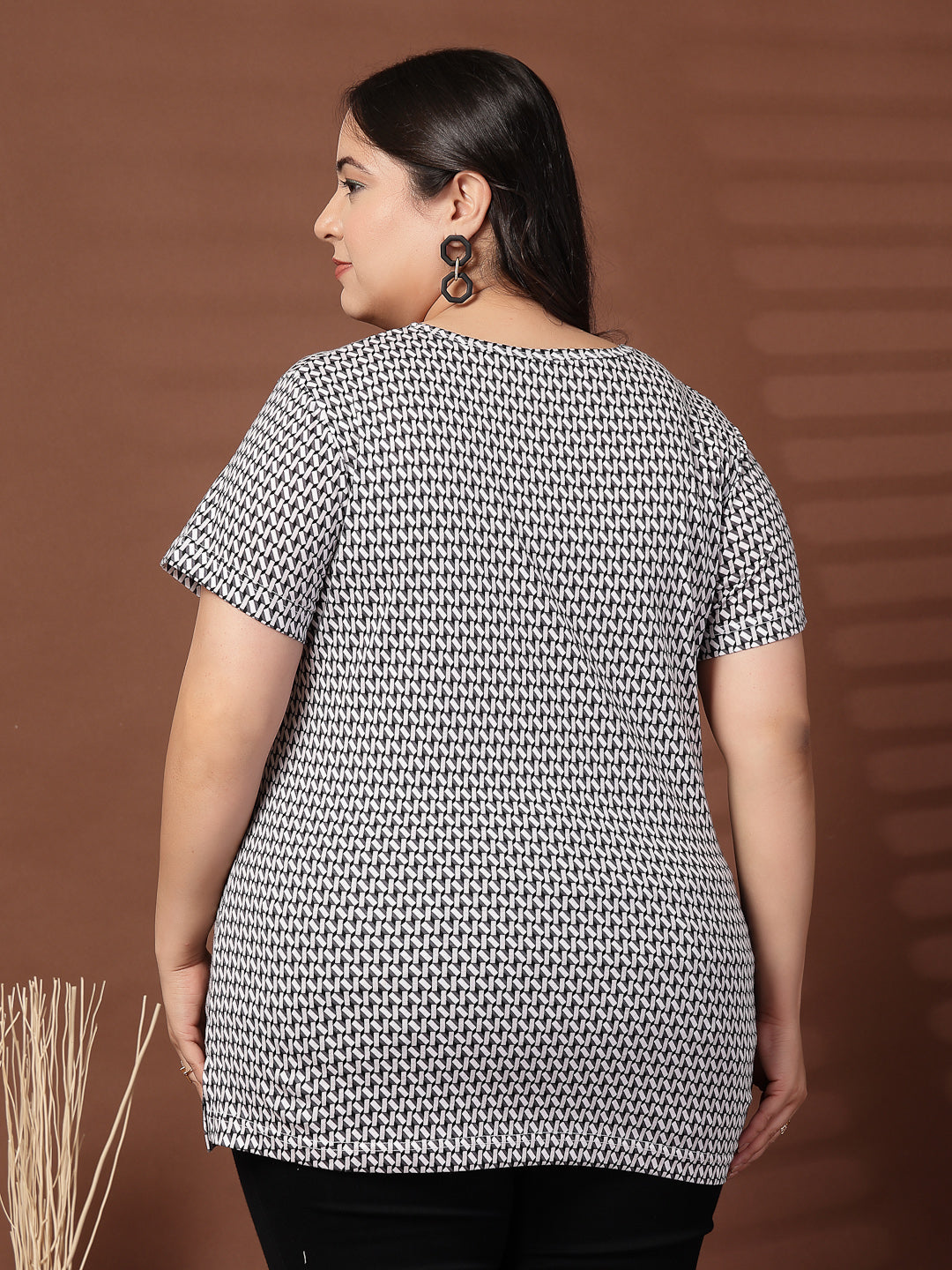 Plus Size Women Printed T-shirt