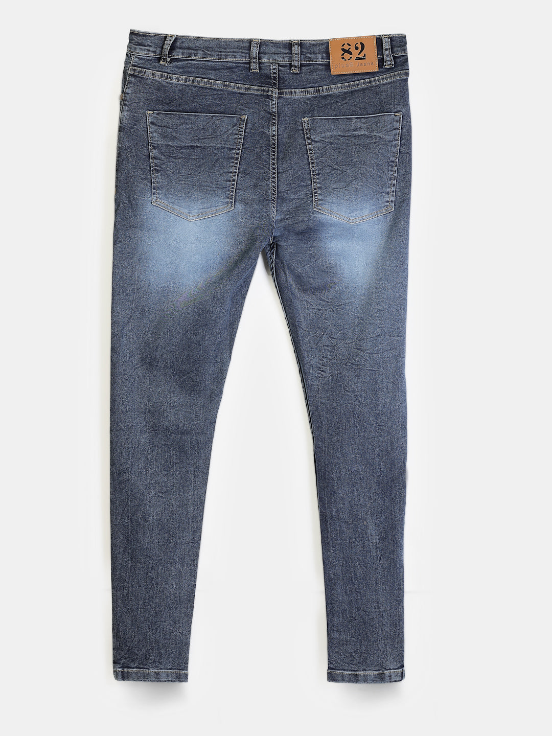 Plus Size Women Blue Regular Fit Mid-Rise Mildly Distressed Jeans