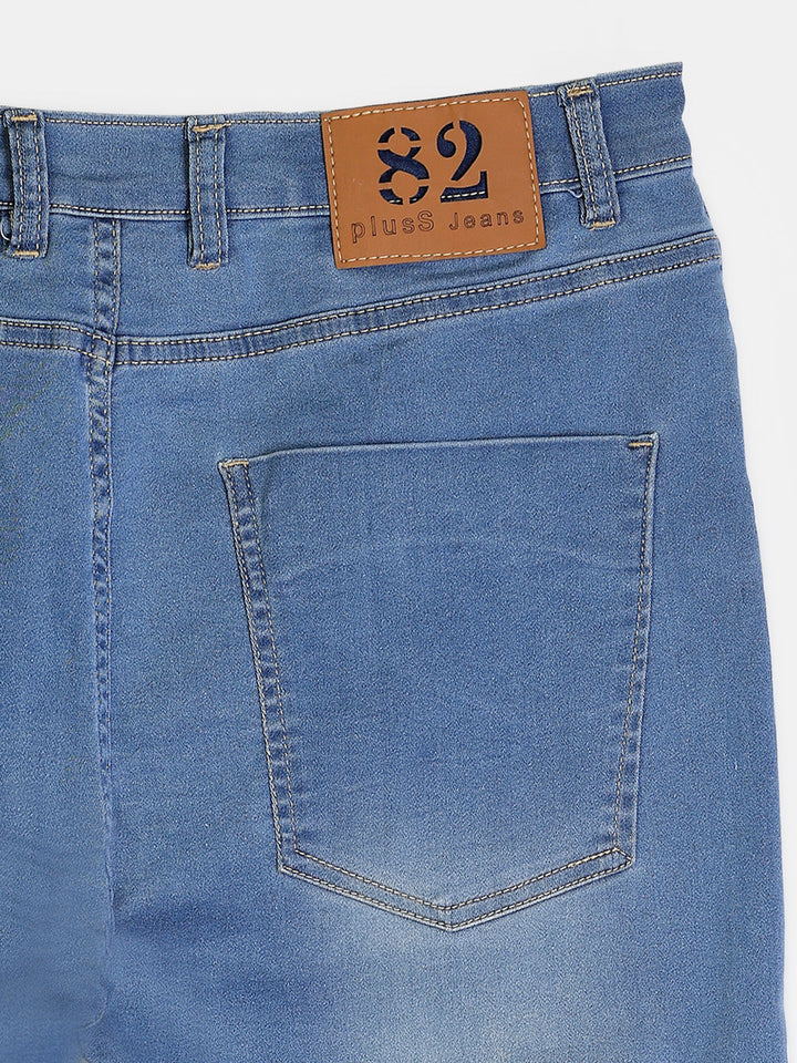Plus Size  Women Mid-Rise Stretchable Jeans