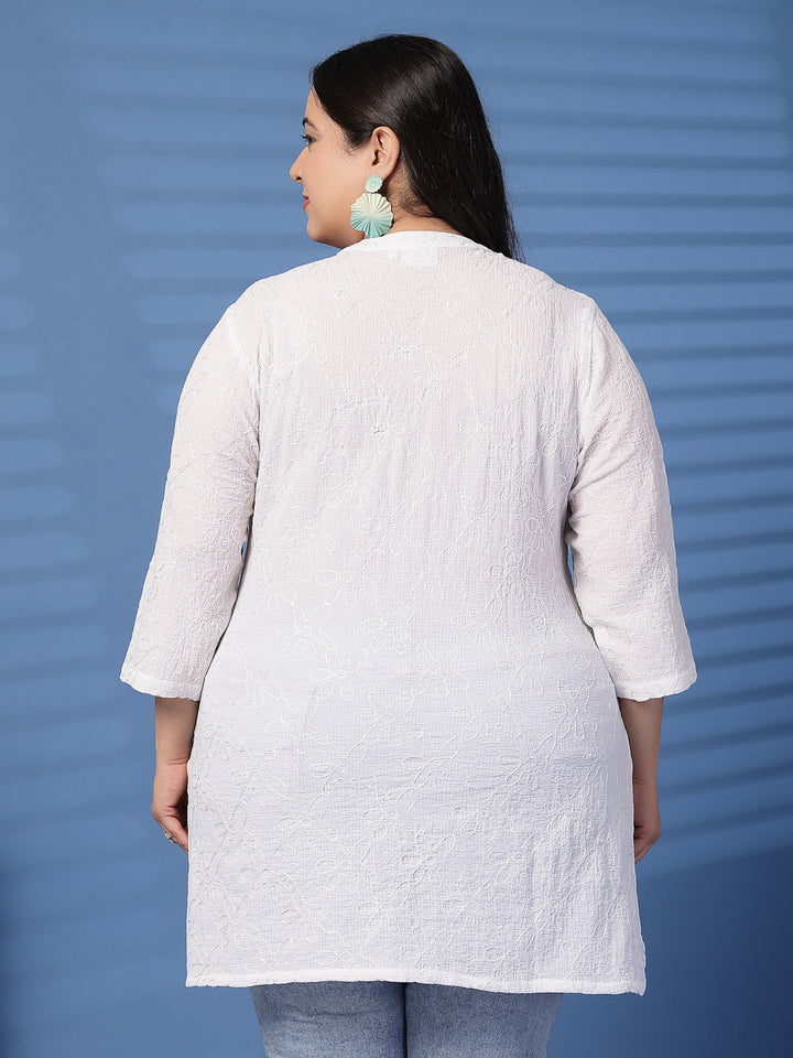 Plus Size Women Shirt Style Top