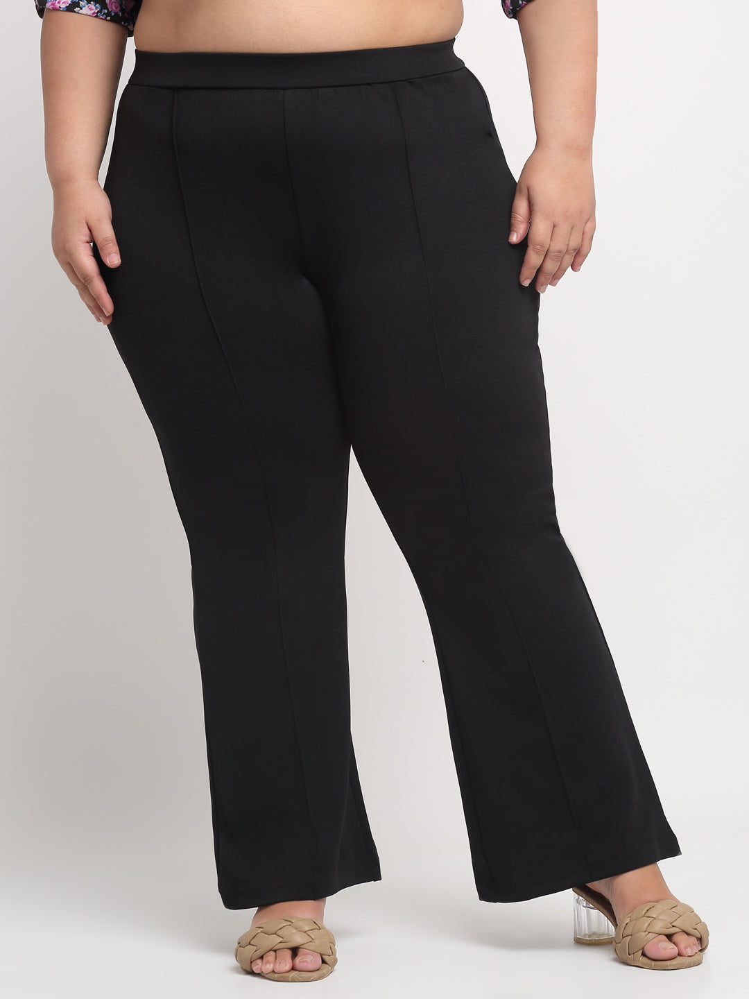 Plus Size Women  Black Slim Fit Jeggings