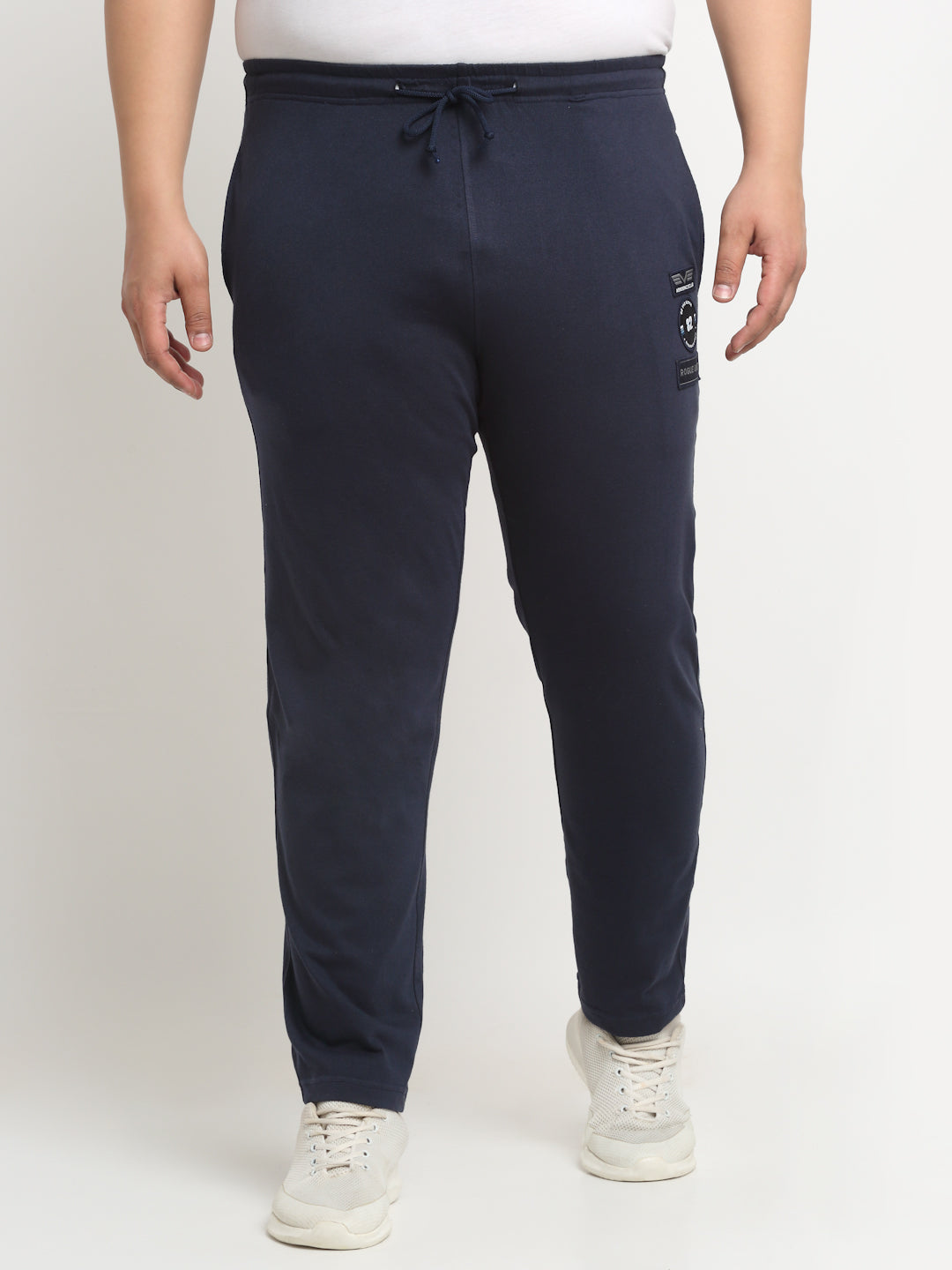 Plus Size Men  regular Fit Cotton Track Pants