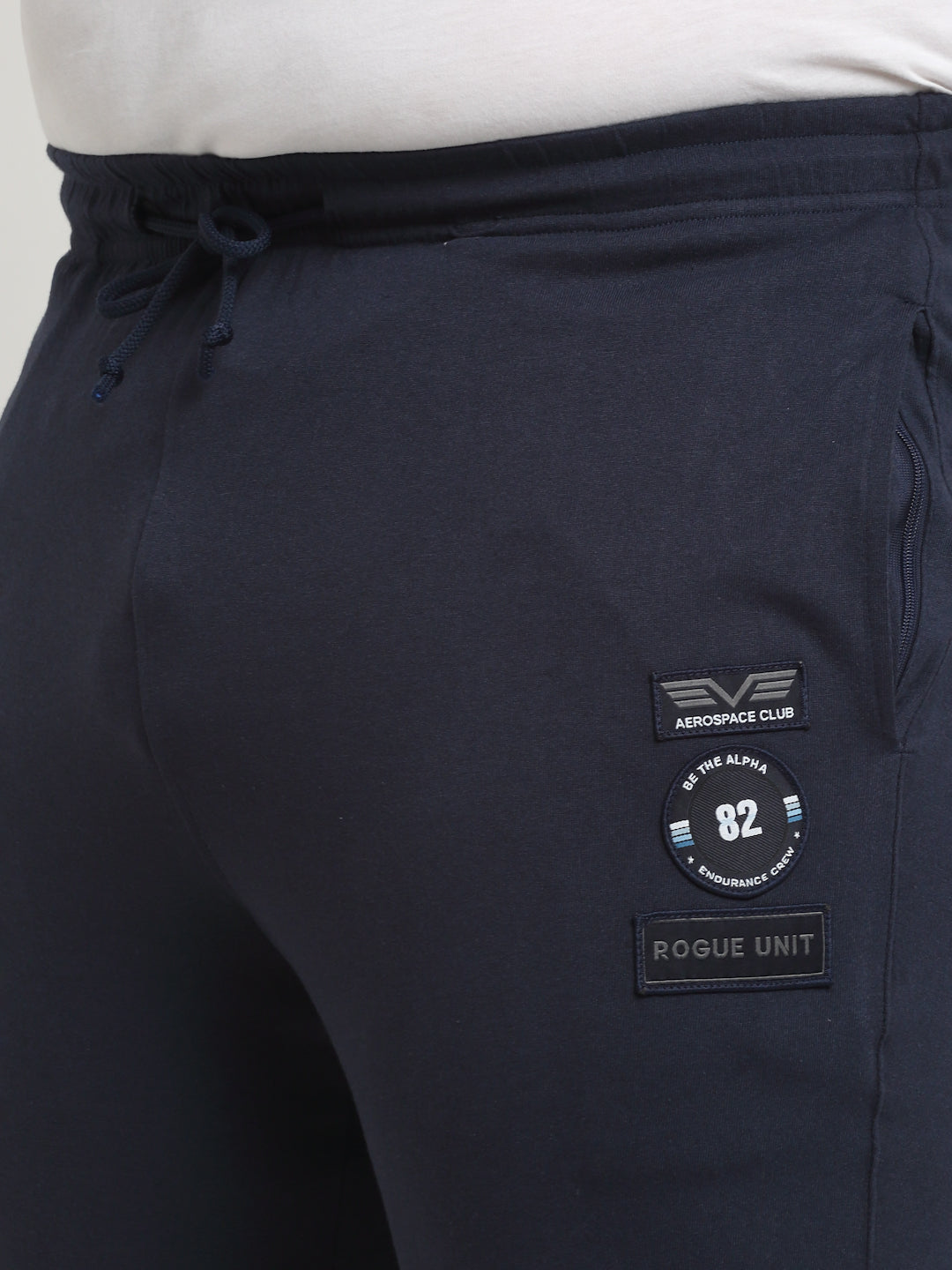 Plus Size Men  regular Fit Cotton Track Pants