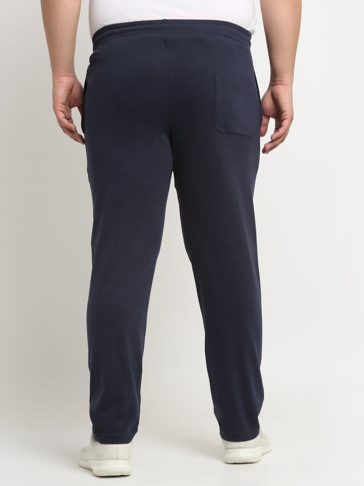 Plus Size Men  regular Fit Cotton Track Pants