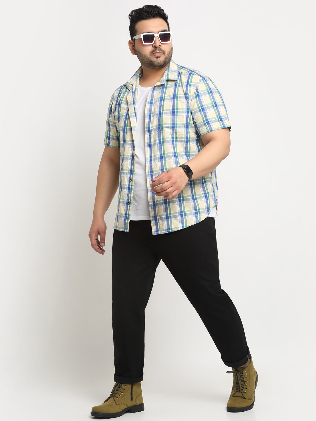 Plus Size Men  Comfort Regular-Fit Stretchable Cotton Jeans
