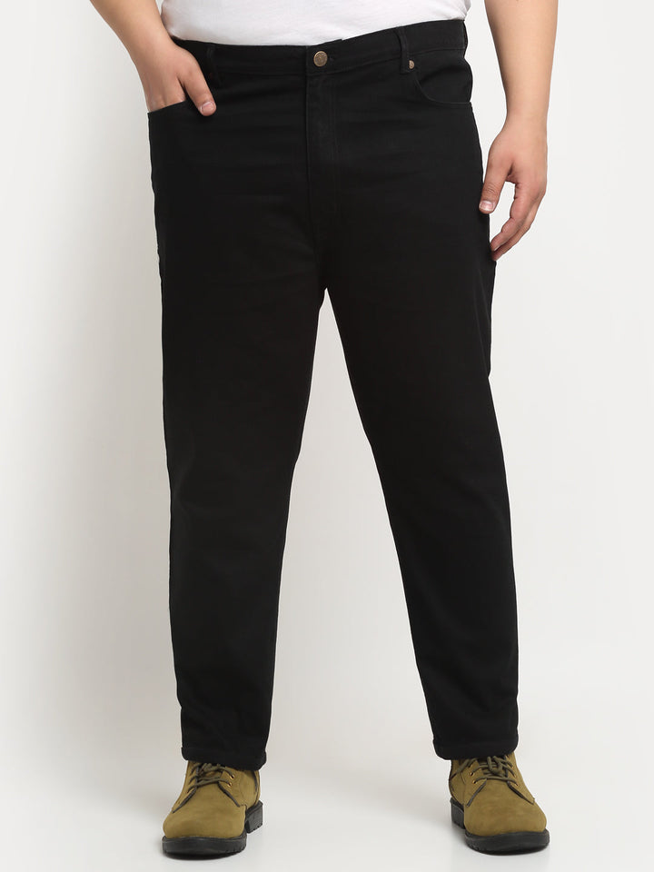 Plus Size Men  Comfort Regular-Fit Stretchable Cotton Jeans