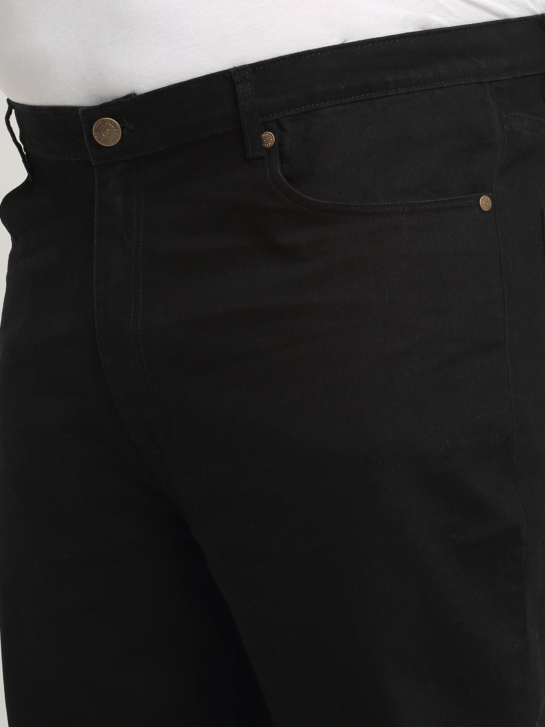 Plus Size Men  Comfort Regular-Fit Stretchable Cotton Jeans