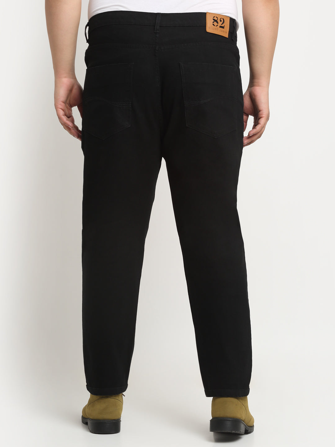 Plus Size Men  Comfort Regular-Fit Stretchable Cotton Jeans