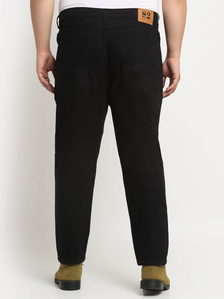 Plus Size Men  Comfort Regular-Fit Stretchable Cotton Jeans