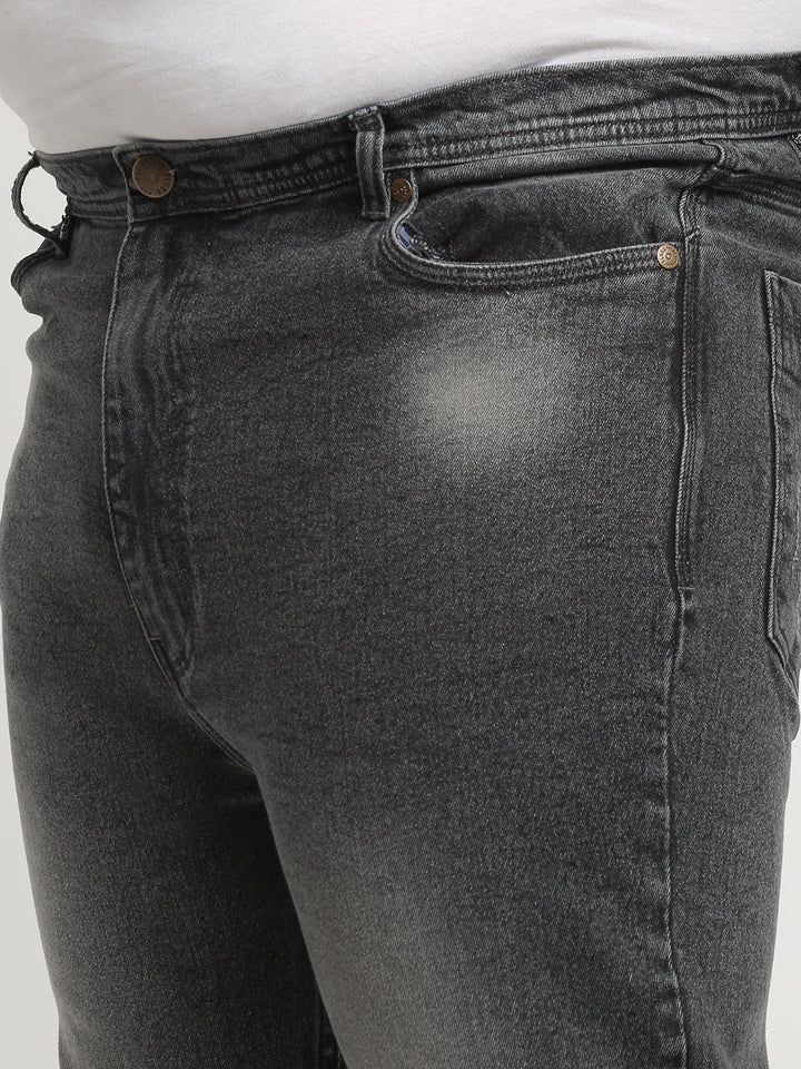 Plus Size Men  Comfort Regular-Fit Light Fade Stretchable Cotton Jeans