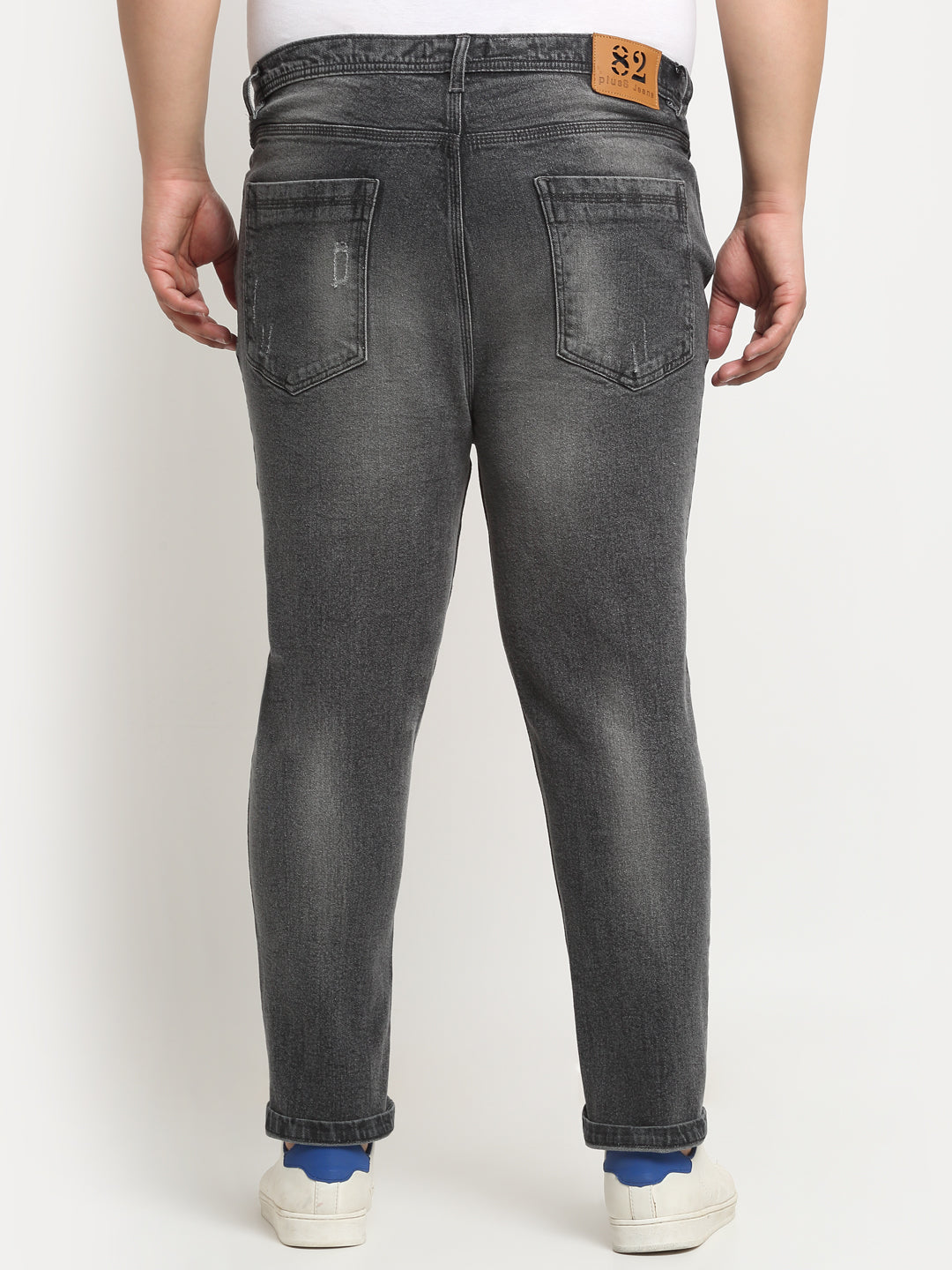 Plus Size Men  Comfort Regular-Fit Light Fade Stretchable Cotton Jeans