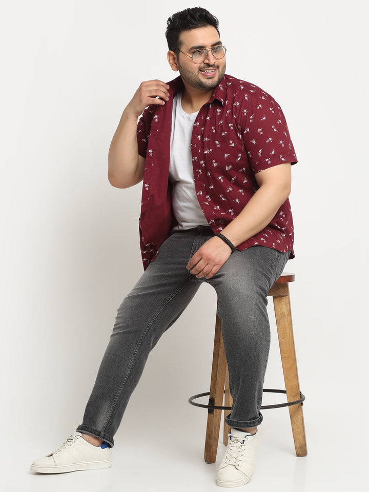 Plus Size Men  Comfort Regular-Fit Light Fade Stretchable Cotton Jeans