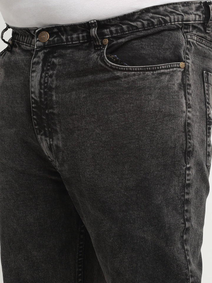 Plus Size Men Comfort Stretchable Cotton Jeans