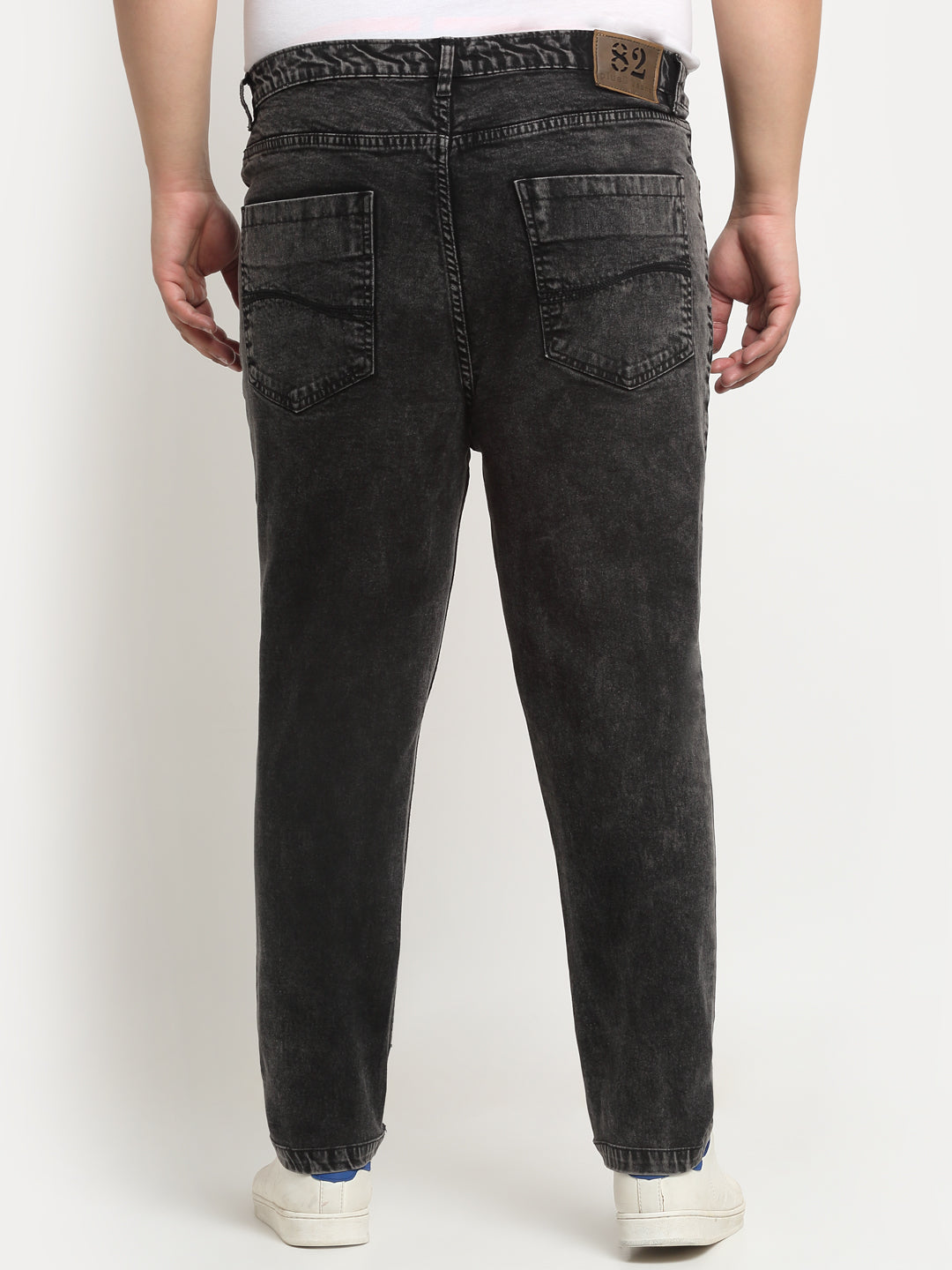 Plus Size Men Comfort Stretchable Cotton Jeans