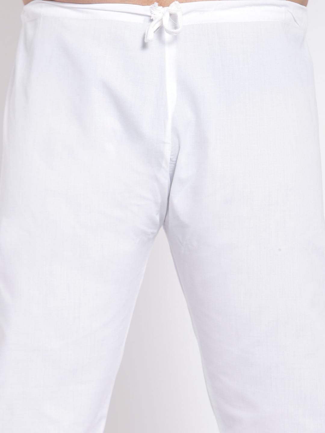 Plus Size Men Green  White Solid Kurta with Pyjamas