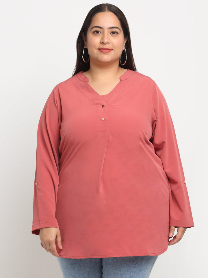 Plus Size  Longline Top