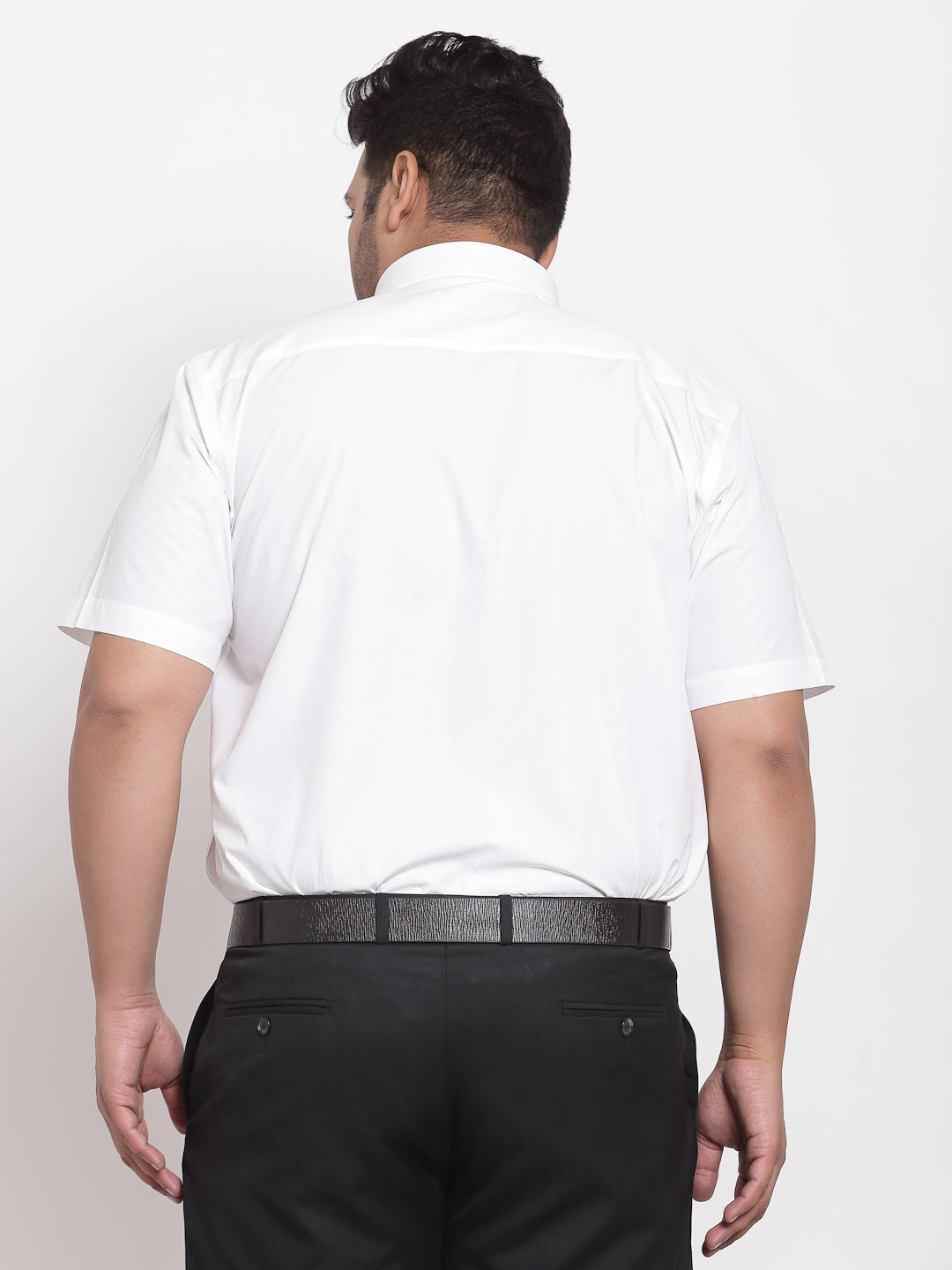 Plus Size Men  White Formal Shirt