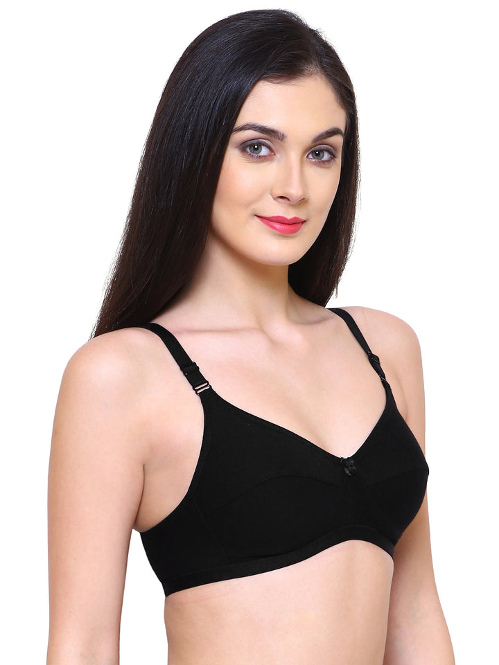 Women's Non Padded Non-Wired Regular Bra (Pack of 4)-ZOE