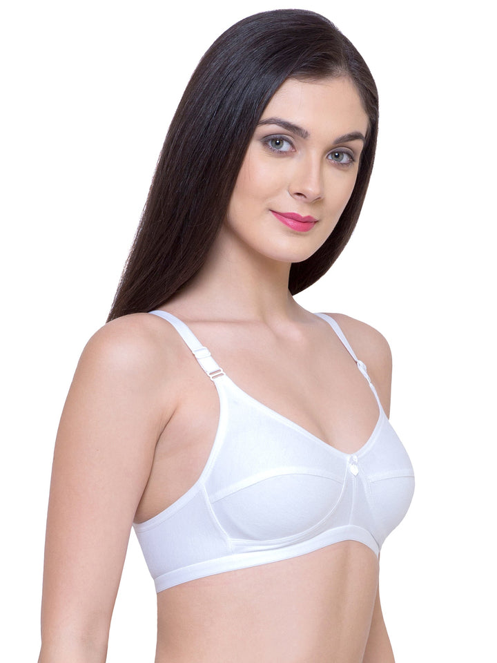 Women's Non Padded Non-Wired Regular Bra (Pack of 4)-ZOE