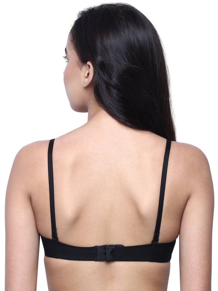 Women Lightly Padded Non Wired Tshirt Bra (Pack of 3)