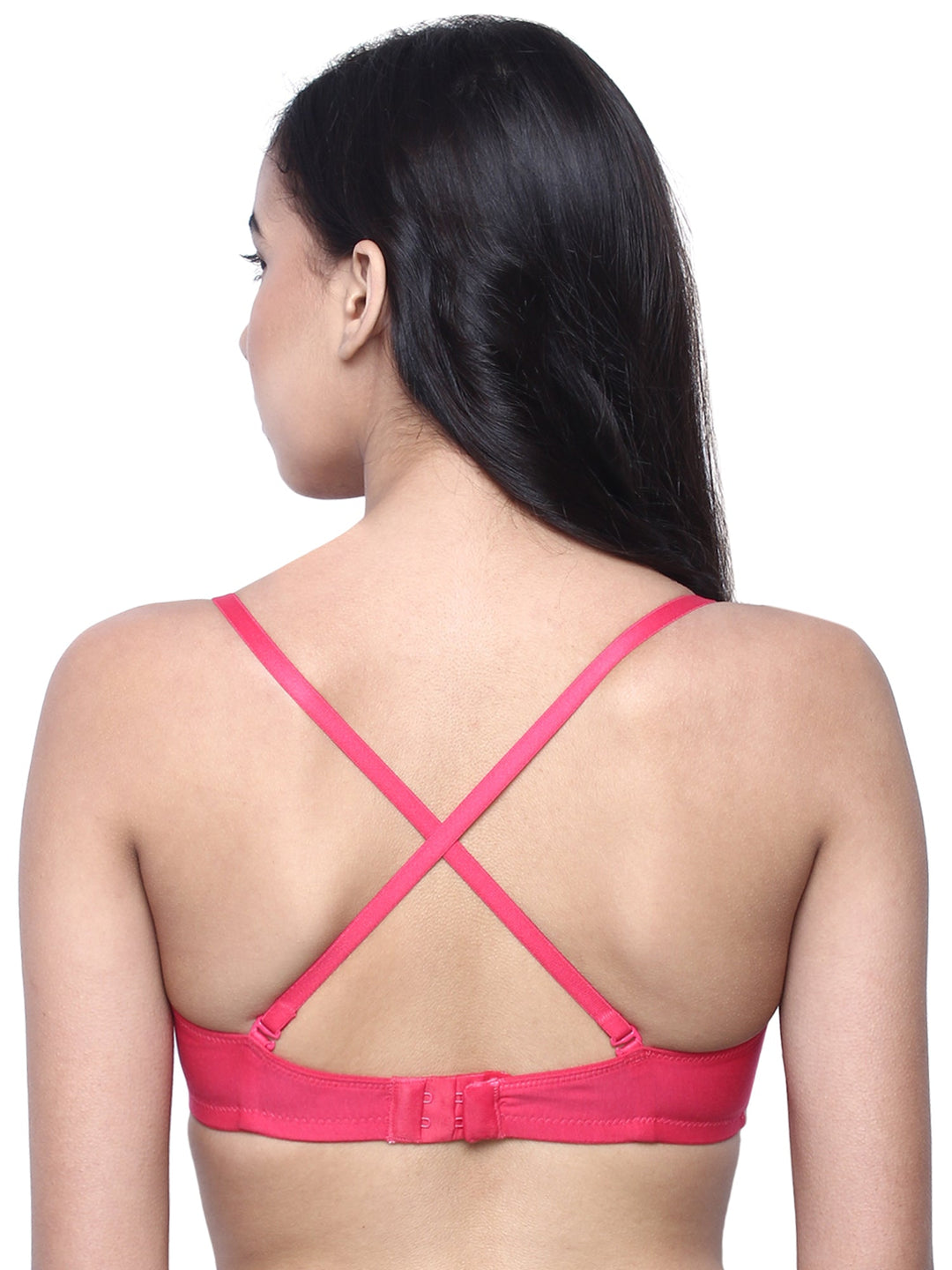 Women Lightly Padded Non Wired Tshirt Bra (Pack of 3)