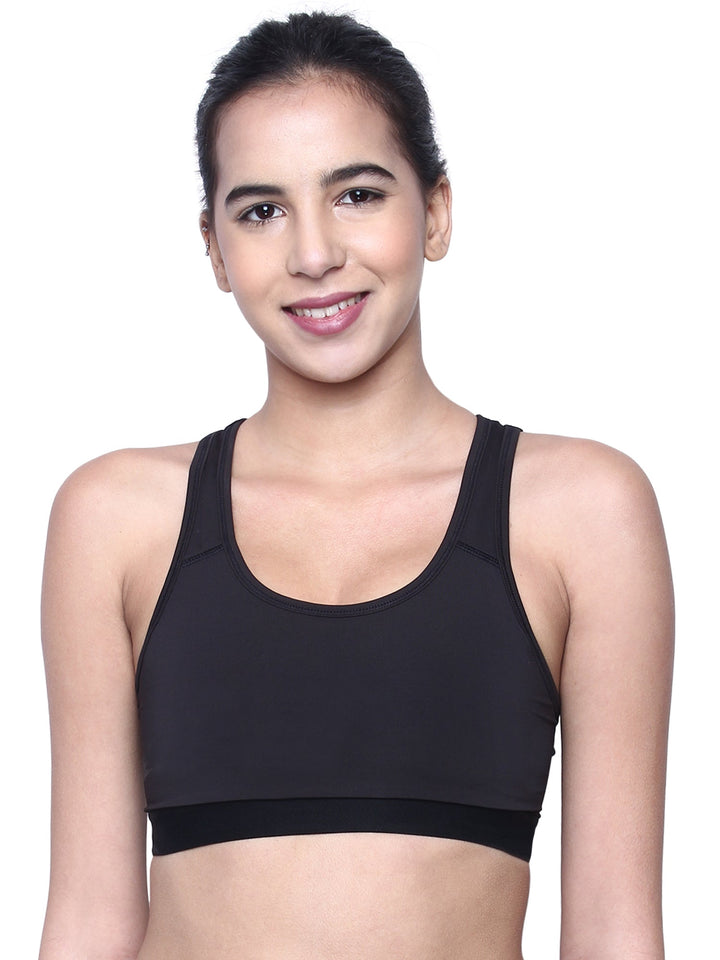 Women's Medium Impact Lightly Padded Sports Bra for Gym,Running, Yoga, Workout-KATE