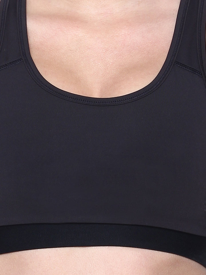 Women's Medium Impact Lightly Padded Sports Bra for Gym,Running, Yoga, Workout-KATE