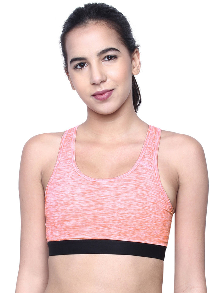 Women's Medium Impact Lightly Padded Sports Bra for Gym,Running, Yoga, Workout-KATE