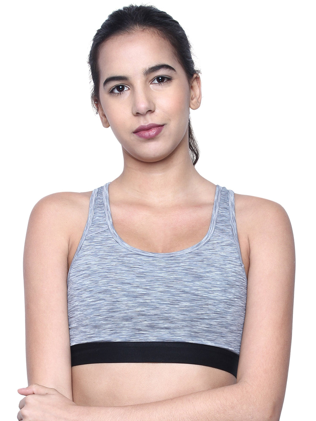 Women's Medium Impact Lightly Padded Sports Bra for Gym,Running, Yoga, Workout-KATE