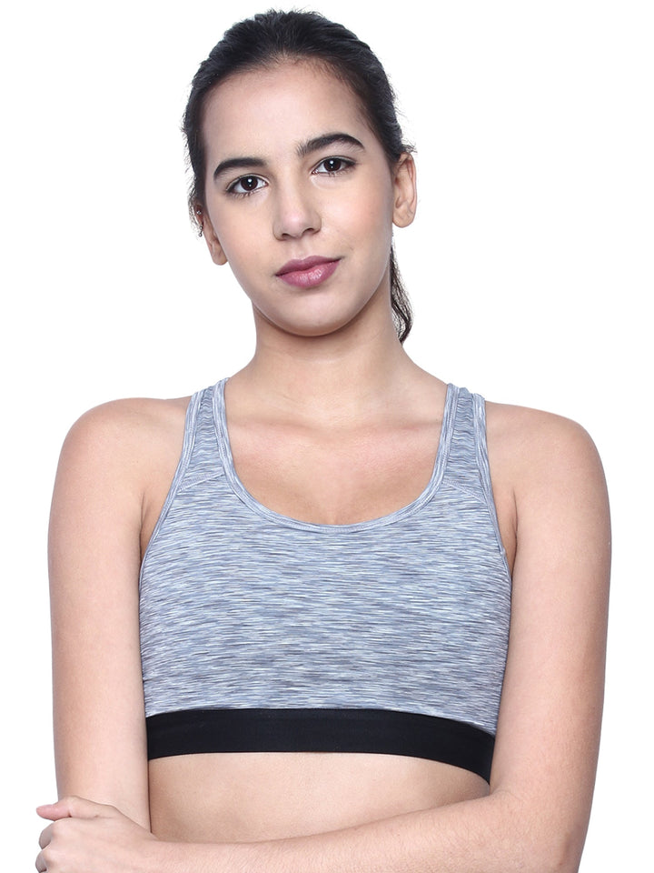 Women's Medium Impact Lightly Padded Sports Bra for Gym,Running, Yoga, Workout-KATE