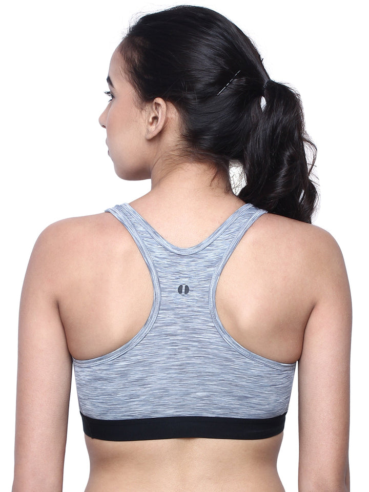 Women's Medium Impact Lightly Padded Sports Bra for Gym,Running, Yoga, Workout-KATE