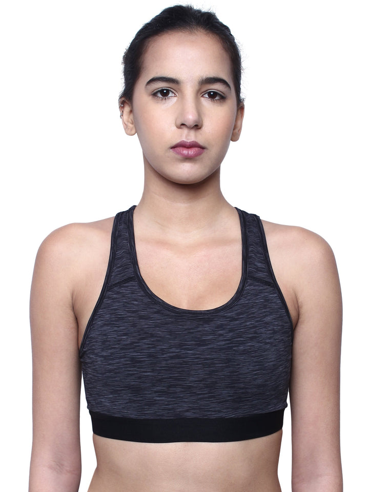 Women's Medium Impact Lightly Padded Sports Bra for Gym,Running, Yoga, Workout-KATE