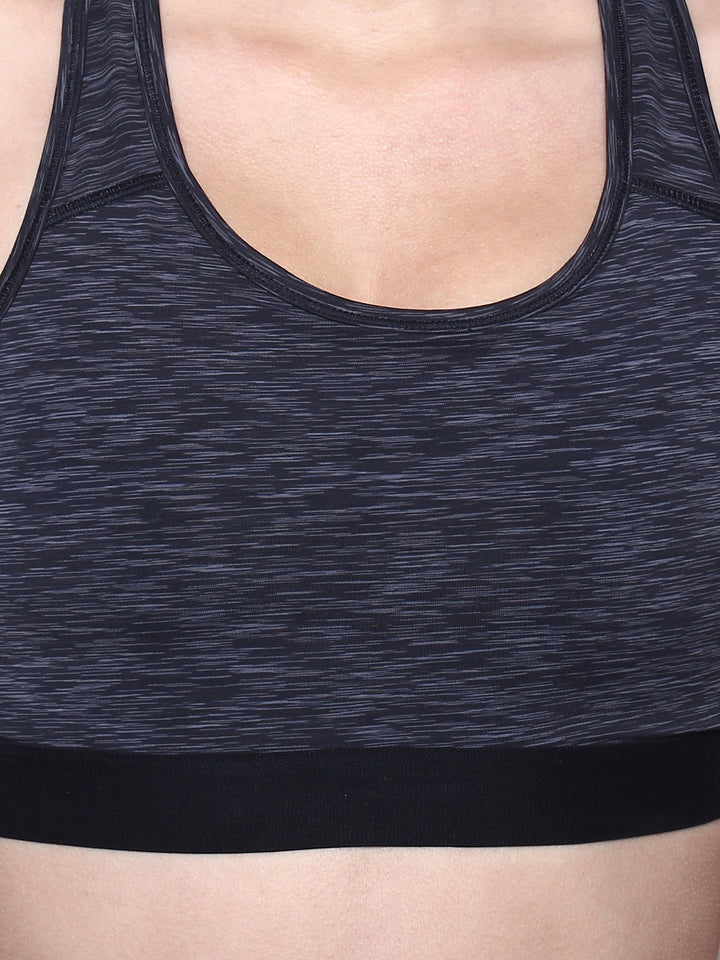 Women's Medium Impact Lightly Padded Sports Bra for Gym,Running, Yoga, Workout-KATE