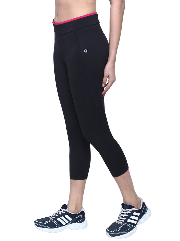 Women stretchable Activewear Capri for Gym, Yoga, Running-JAZZ