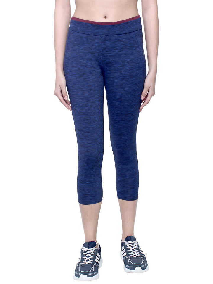 Women stretchable Activewear Capri for Gym, Yoga, Running-JAZZ