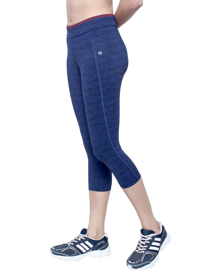 Women stretchable Activewear Capri for Gym, Yoga, Running-JAZZ