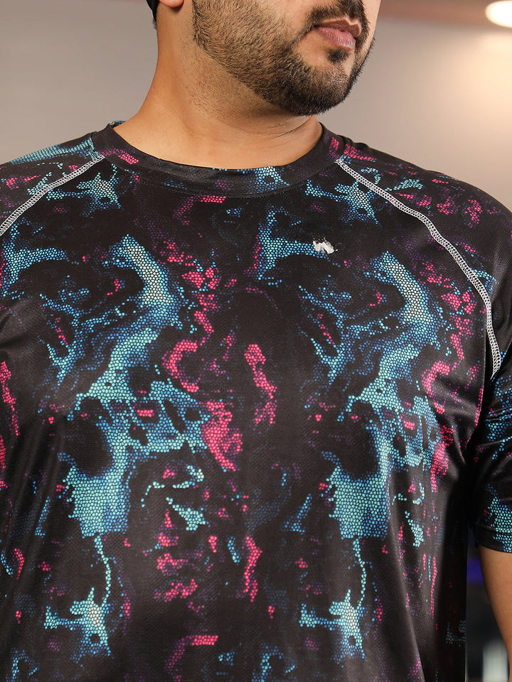 Abstract Activewear T-Shirt