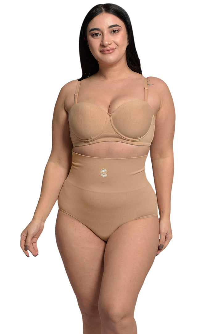 Super Soft Bamboo Fibre Antimicrobial Seamless Tummy Tucker-ISP067-Skin