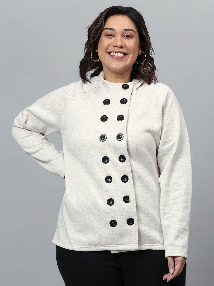 Solid Stylish Casual Jacket