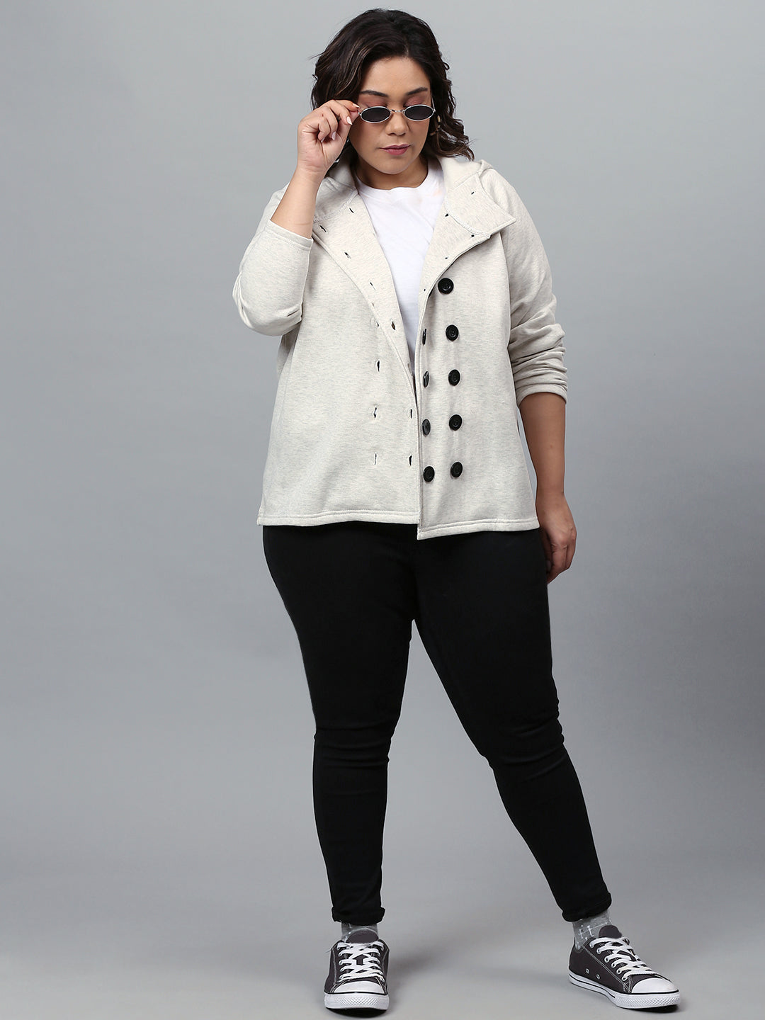 Solid Stylish Casual Jacket