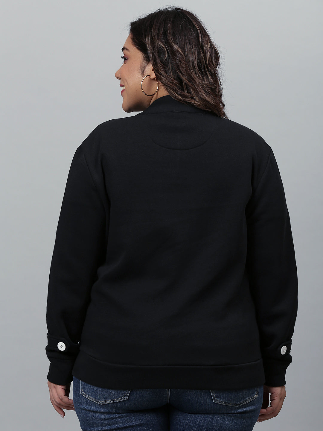 Solid Stylish Casual Jacket