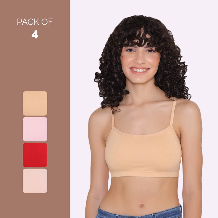 Teenagers Seamless multi-way Bra (Pack of 4)-LISA